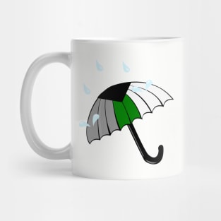 Pridin' in the Rain Mug